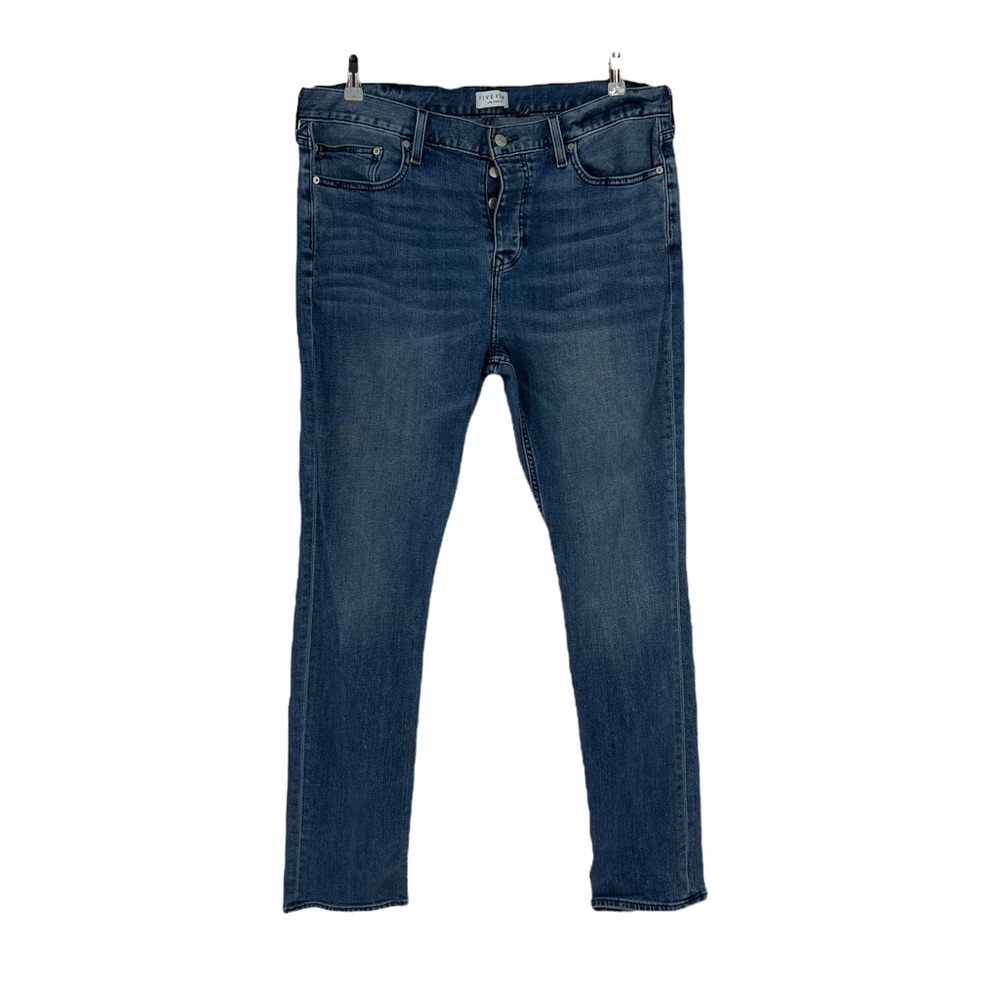 Five Four Straight Stenberg Blue ButtonFly Size 36